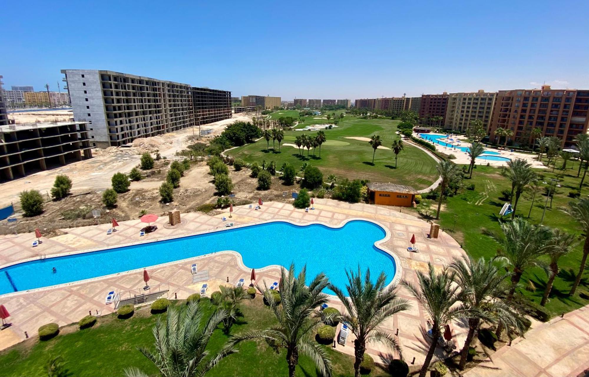Porto Golf Marina Aqua Park & Beach Access By Best Of Bedz El Alamein Eksteriør bilde